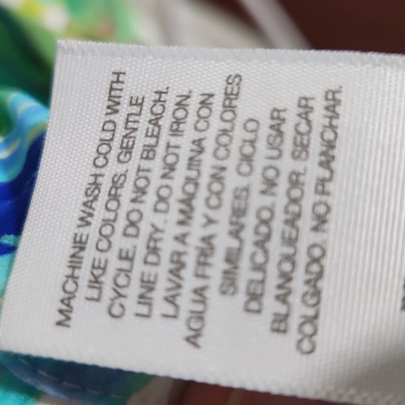 Time and Tru Bikini Bottoms Womens XL 16-18 New Swimsuit High Waist Floral - Picture 4 of 4